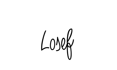 How to Draw Losef signature style? Angelique-Rose-font-FFP is a latest design signature styles for name Losef. Losef signature style 5 images and pictures png