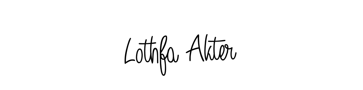 It looks lik you need a new signature style for name Lothfa Akter. Design unique handwritten (Angelique-Rose-font-FFP) signature with our free signature maker in just a few clicks. Lothfa Akter signature style 5 images and pictures png