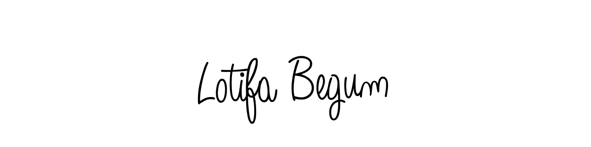 How to make Lotifa Begum signature? Angelique-Rose-font-FFP is a professional autograph style. Create handwritten signature for Lotifa Begum name. Lotifa Begum signature style 5 images and pictures png