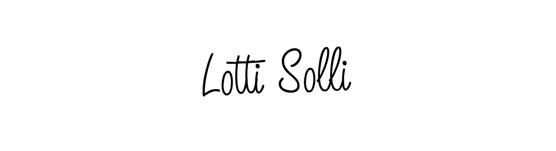 Best and Professional Signature Style for Lotti Solli. Angelique-Rose-font-FFP Best Signature Style Collection. Lotti Solli signature style 5 images and pictures png