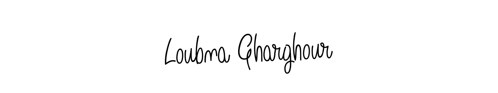 Also You can easily find your signature by using the search form. We will create Loubna Gharghour name handwritten signature images for you free of cost using Angelique-Rose-font-FFP sign style. Loubna Gharghour signature style 5 images and pictures png