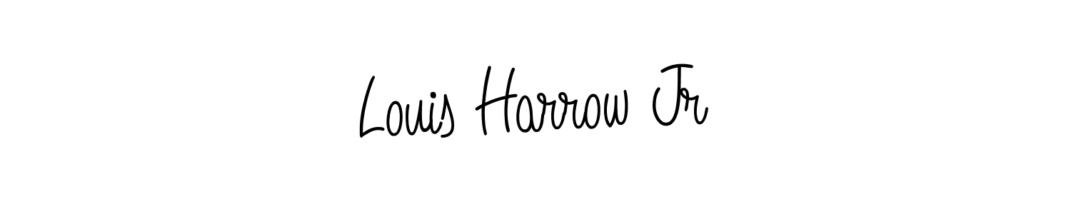 This is the best signature style for the Louis Harrow Jr name. Also you like these signature font (Angelique-Rose-font-FFP). Mix name signature. Louis Harrow Jr signature style 5 images and pictures png