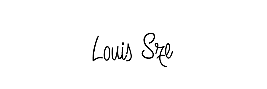 Louis Sze stylish signature style. Best Handwritten Sign (Angelique-Rose-font-FFP) for my name. Handwritten Signature Collection Ideas for my name Louis Sze. Louis Sze signature style 5 images and pictures png