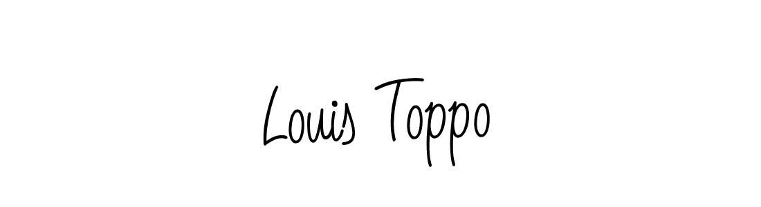 Make a short Louis Toppo signature style. Manage your documents anywhere anytime using Angelique-Rose-font-FFP. Create and add eSignatures, submit forms, share and send files easily. Louis Toppo signature style 5 images and pictures png