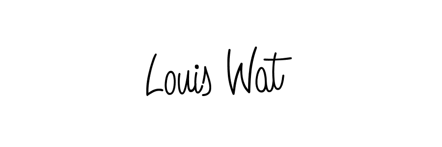 Make a beautiful signature design for name Louis Wat. Use this online signature maker to create a handwritten signature for free. Louis Wat signature style 5 images and pictures png