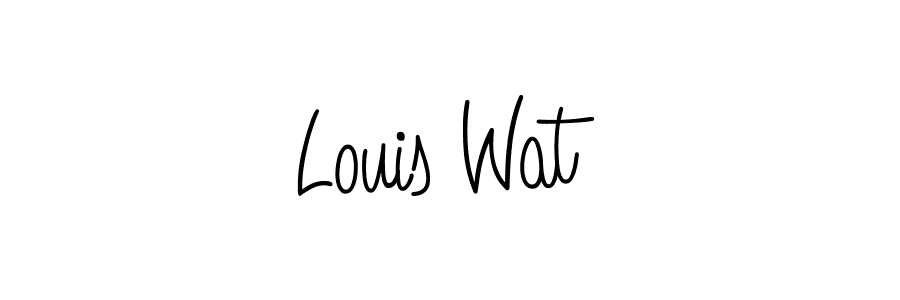 This is the best signature style for the Louis Wat name. Also you like these signature font (Angelique-Rose-font-FFP). Mix name signature. Louis Wat signature style 5 images and pictures png