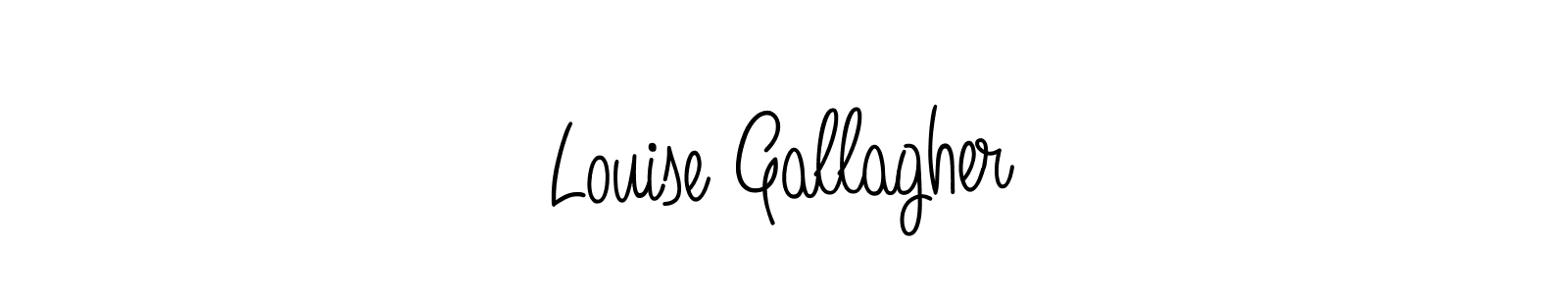 How to Draw Louise Gallagher signature style? Angelique-Rose-font-FFP is a latest design signature styles for name Louise Gallagher. Louise Gallagher signature style 5 images and pictures png