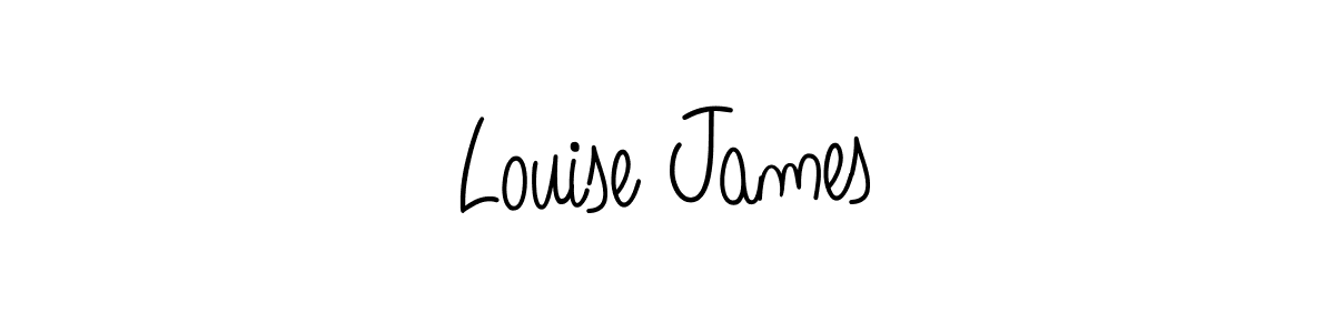 Make a beautiful signature design for name Louise James. With this signature (Angelique-Rose-font-FFP) style, you can create a handwritten signature for free. Louise James signature style 5 images and pictures png
