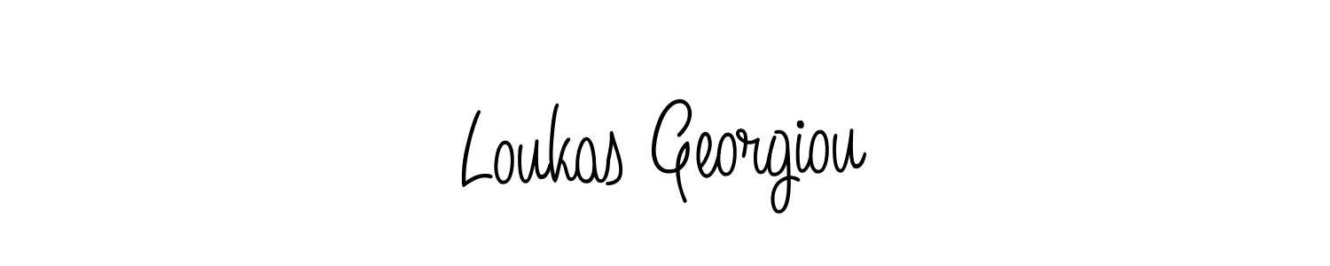 Once you've used our free online signature maker to create your best signature Angelique-Rose-font-FFP style, it's time to enjoy all of the benefits that Loukas Georgiou name signing documents. Loukas Georgiou signature style 5 images and pictures png