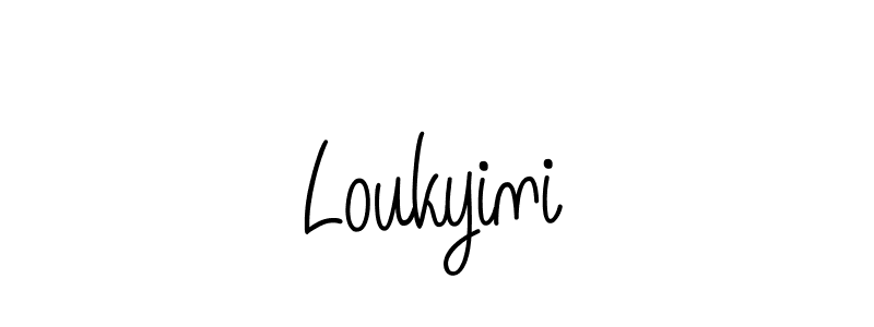 Make a short Loukyini signature style. Manage your documents anywhere anytime using Angelique-Rose-font-FFP. Create and add eSignatures, submit forms, share and send files easily. Loukyini signature style 5 images and pictures png