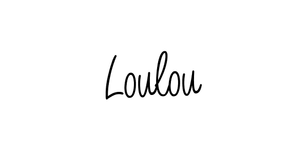 Once you've used our free online signature maker to create your best signature Angelique-Rose-font-FFP style, it's time to enjoy all of the benefits that Loulou name signing documents. Loulou signature style 5 images and pictures png