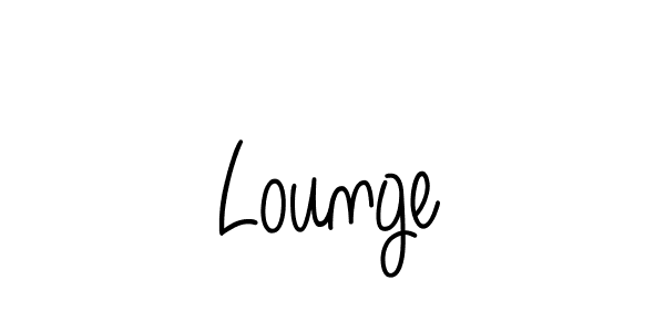 Make a beautiful signature design for name Lounge. With this signature (Angelique-Rose-font-FFP) style, you can create a handwritten signature for free. Lounge signature style 5 images and pictures png