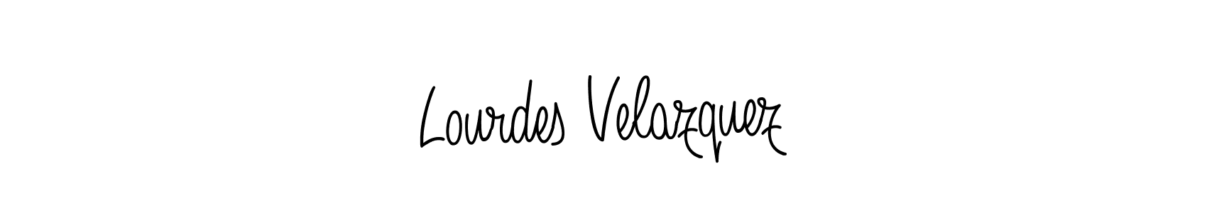 Make a beautiful signature design for name Lourdes Velazquez. Use this online signature maker to create a handwritten signature for free. Lourdes Velazquez signature style 5 images and pictures png