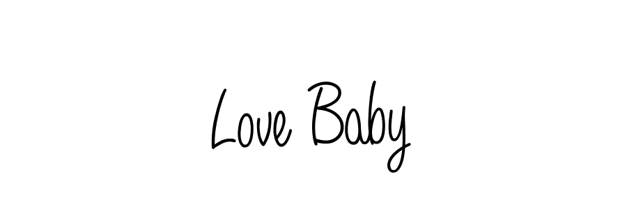 How to make Love Baby signature? Angelique-Rose-font-FFP is a professional autograph style. Create handwritten signature for Love Baby name. Love Baby signature style 5 images and pictures png