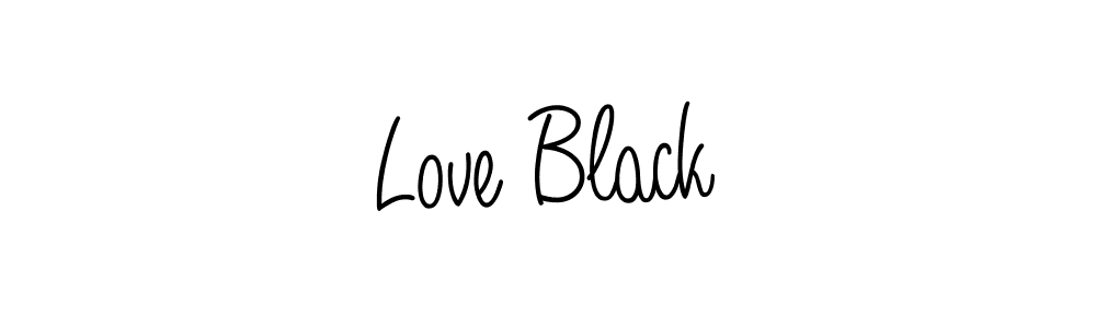 The best way (Angelique-Rose-font-FFP) to make a short signature is to pick only two or three words in your name. The name Love Black include a total of six letters. For converting this name. Love Black signature style 5 images and pictures png