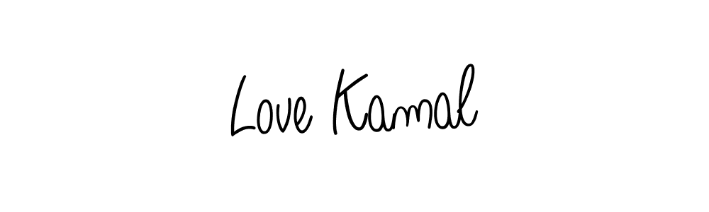 Create a beautiful signature design for name Love Kamal. With this signature (Angelique-Rose-font-FFP) fonts, you can make a handwritten signature for free. Love Kamal signature style 5 images and pictures png