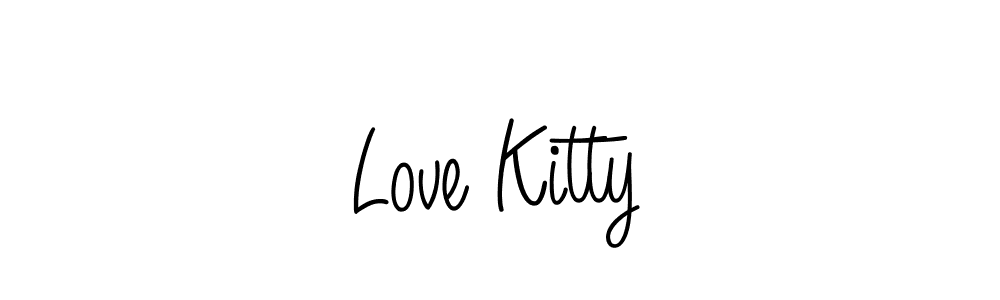 How to Draw Love Kitty signature style? Angelique-Rose-font-FFP is a latest design signature styles for name Love Kitty. Love Kitty signature style 5 images and pictures png