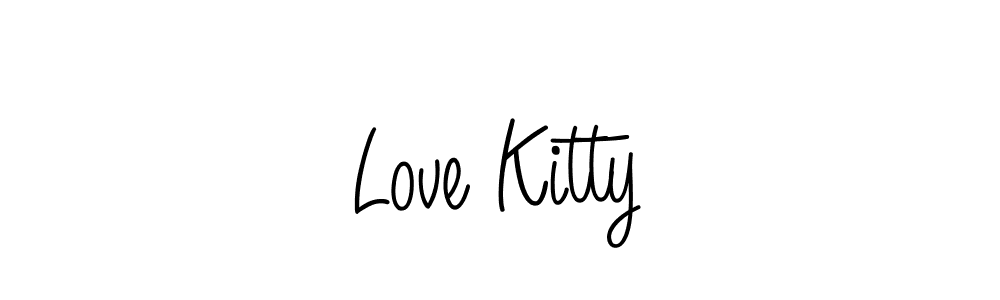 Create a beautiful signature design for name Love Kitty. With this signature (Angelique-Rose-font-FFP) fonts, you can make a handwritten signature for free. Love Kitty signature style 5 images and pictures png