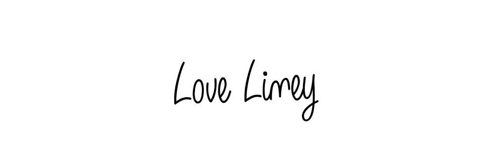 How to Draw Love Liney signature style? Angelique-Rose-font-FFP is a latest design signature styles for name Love Liney. Love Liney signature style 5 images and pictures png