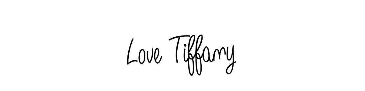 The best way (Angelique-Rose-font-FFP) to make a short signature is to pick only two or three words in your name. The name Love Tiffany include a total of six letters. For converting this name. Love Tiffany signature style 5 images and pictures png