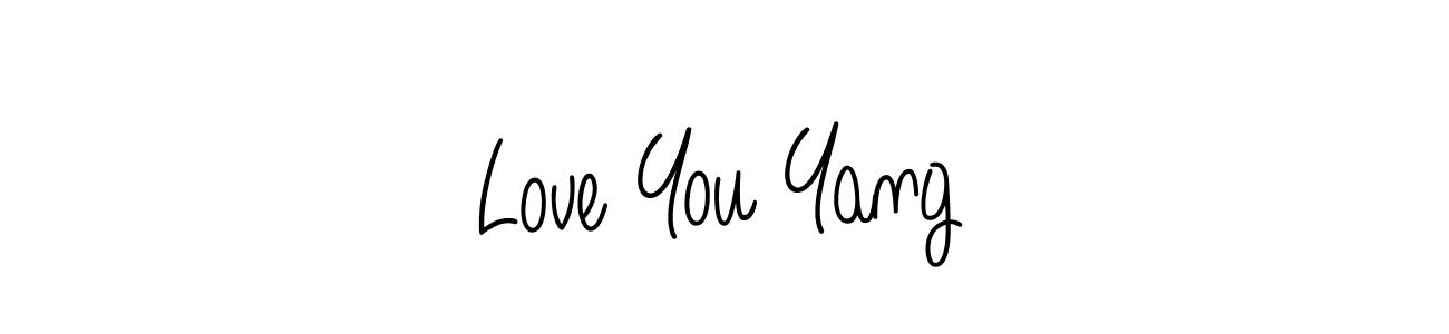Also You can easily find your signature by using the search form. We will create Love You Yang name handwritten signature images for you free of cost using Angelique-Rose-font-FFP sign style. Love You Yang signature style 5 images and pictures png