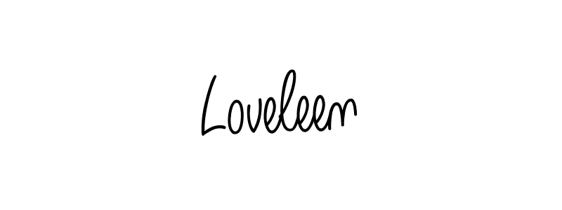 Create a beautiful signature design for name Loveleen. With this signature (Angelique-Rose-font-FFP) fonts, you can make a handwritten signature for free. Loveleen signature style 5 images and pictures png