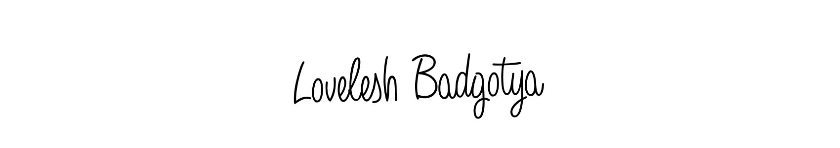 Angelique-Rose-font-FFP is a professional signature style that is perfect for those who want to add a touch of class to their signature. It is also a great choice for those who want to make their signature more unique. Get Lovelesh Badgotya name to fancy signature for free. Lovelesh Badgotya signature style 5 images and pictures png