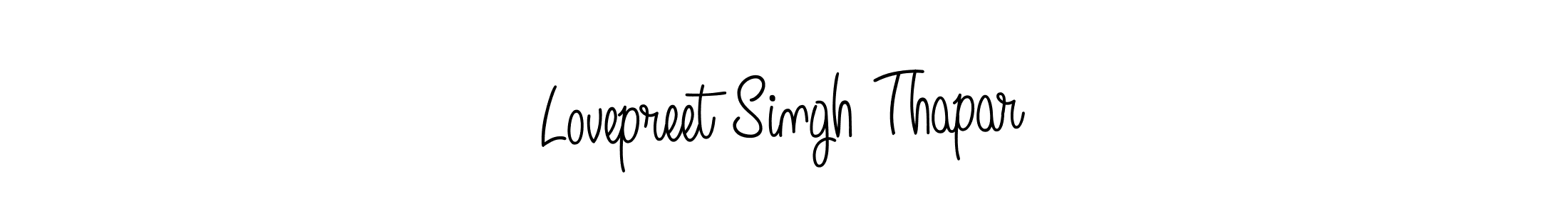 Make a short Lovepreet Singh Thapar signature style. Manage your documents anywhere anytime using Angelique-Rose-font-FFP. Create and add eSignatures, submit forms, share and send files easily. Lovepreet Singh Thapar signature style 5 images and pictures png
