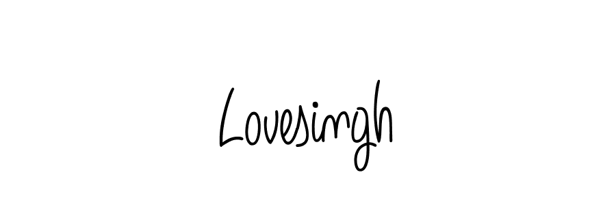 The best way (Angelique-Rose-font-FFP) to make a short signature is to pick only two or three words in your name. The name Lovesingh include a total of six letters. For converting this name. Lovesingh signature style 5 images and pictures png