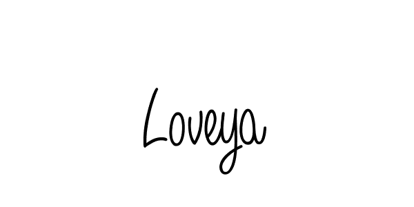 How to make Loveya signature? Angelique-Rose-font-FFP is a professional autograph style. Create handwritten signature for Loveya name. Loveya signature style 5 images and pictures png