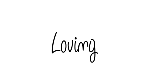 Angelique-Rose-font-FFP is a professional signature style that is perfect for those who want to add a touch of class to their signature. It is also a great choice for those who want to make their signature more unique. Get Loving name to fancy signature for free. Loving signature style 5 images and pictures png