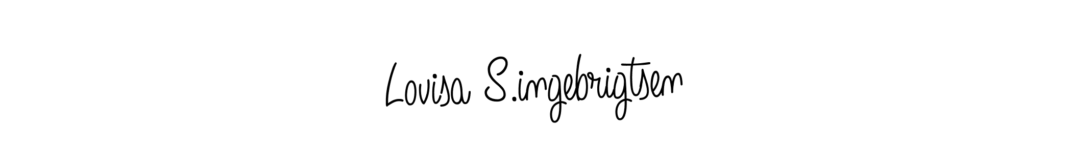 Here are the top 10 professional signature styles for the name Lovisa S.ingebrigtsen. These are the best autograph styles you can use for your name. Lovisa S.ingebrigtsen signature style 5 images and pictures png