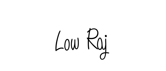 if you are searching for the best signature style for your name Low Raj. so please give up your signature search. here we have designed multiple signature styles  using Angelique-Rose-font-FFP. Low Raj signature style 5 images and pictures png