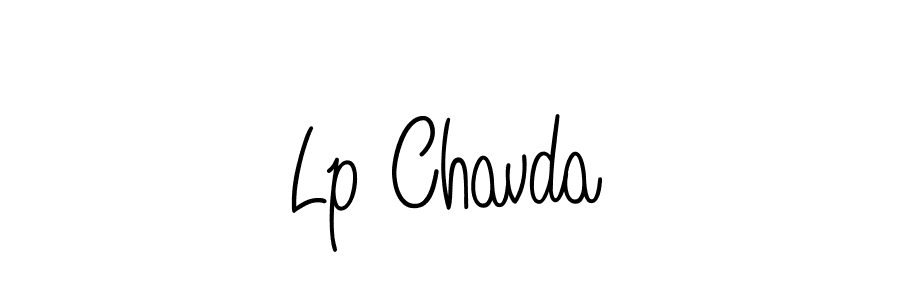 Also we have Lp Chavda name is the best signature style. Create professional handwritten signature collection using Angelique-Rose-font-FFP autograph style. Lp Chavda signature style 5 images and pictures png