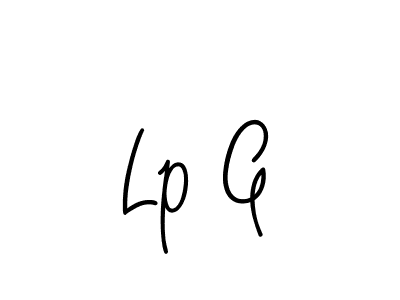 Design your own signature with our free online signature maker. With this signature software, you can create a handwritten (Angelique-Rose-font-FFP) signature for name Lp G. Lp G signature style 5 images and pictures png