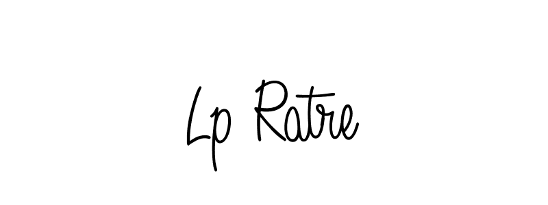 Design your own signature with our free online signature maker. With this signature software, you can create a handwritten (Angelique-Rose-font-FFP) signature for name Lp Ratre. Lp Ratre signature style 5 images and pictures png