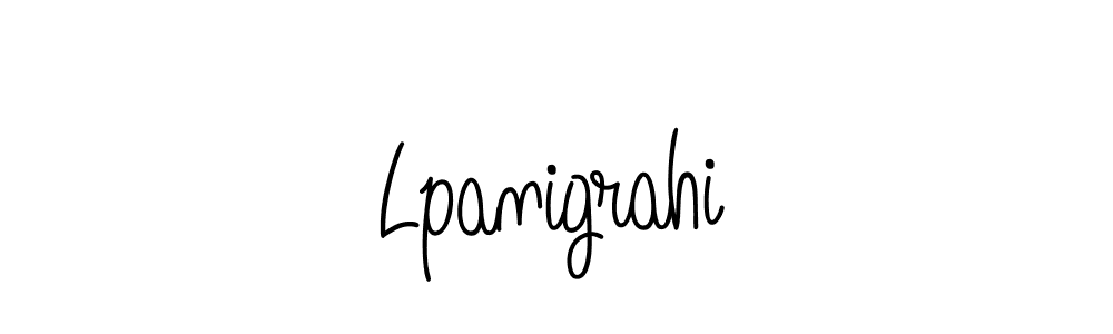 Lpanigrahi stylish signature style. Best Handwritten Sign (Angelique-Rose-font-FFP) for my name. Handwritten Signature Collection Ideas for my name Lpanigrahi. Lpanigrahi signature style 5 images and pictures png
