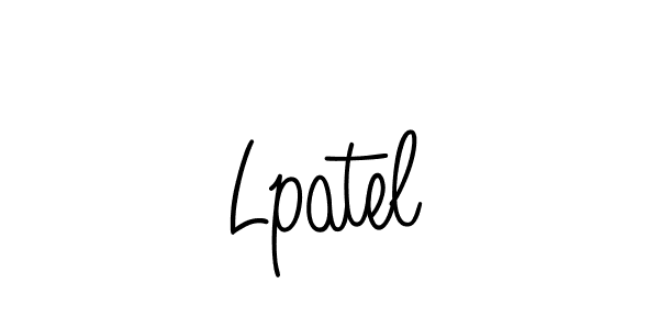 Design your own signature with our free online signature maker. With this signature software, you can create a handwritten (Angelique-Rose-font-FFP) signature for name Lpatel. Lpatel signature style 5 images and pictures png