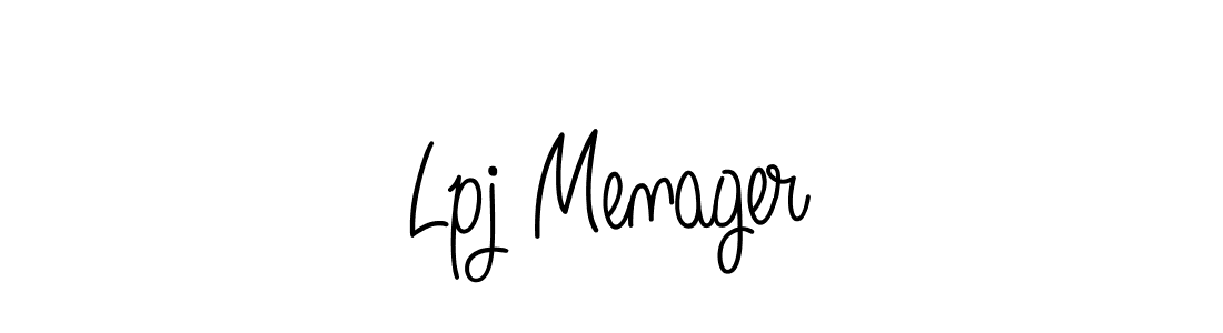Similarly Angelique-Rose-font-FFP is the best handwritten signature design. Signature creator online .You can use it as an online autograph creator for name Lpj Menager. Lpj Menager signature style 5 images and pictures png
