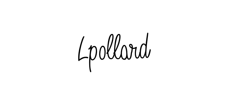 You should practise on your own different ways (Angelique-Rose-font-FFP) to write your name (Lpollard) in signature. don't let someone else do it for you. Lpollard signature style 5 images and pictures png