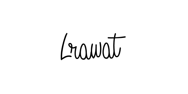 Create a beautiful signature design for name Lrawat. With this signature (Angelique-Rose-font-FFP) fonts, you can make a handwritten signature for free. Lrawat signature style 5 images and pictures png