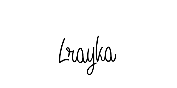 Best and Professional Signature Style for Lrayka. Angelique-Rose-font-FFP Best Signature Style Collection. Lrayka signature style 5 images and pictures png