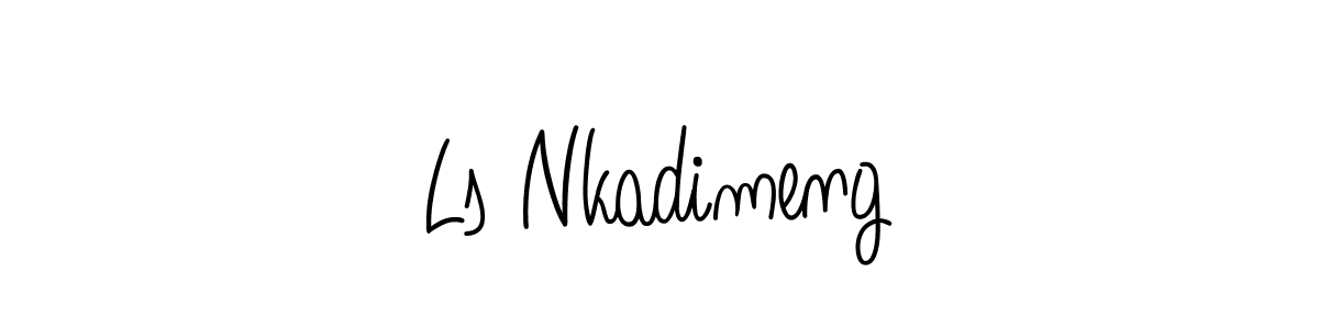 You can use this online signature creator to create a handwritten signature for the name Ls Nkadimeng. This is the best online autograph maker. Ls Nkadimeng signature style 5 images and pictures png