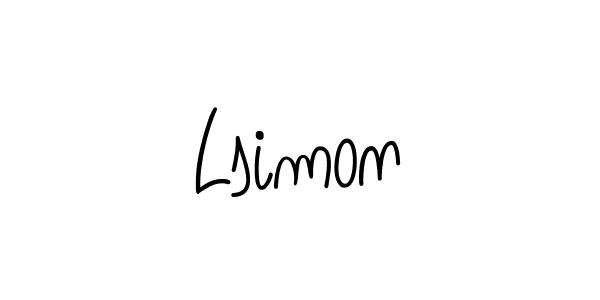 Also we have Lsimon name is the best signature style. Create professional handwritten signature collection using Angelique-Rose-font-FFP autograph style. Lsimon signature style 5 images and pictures png