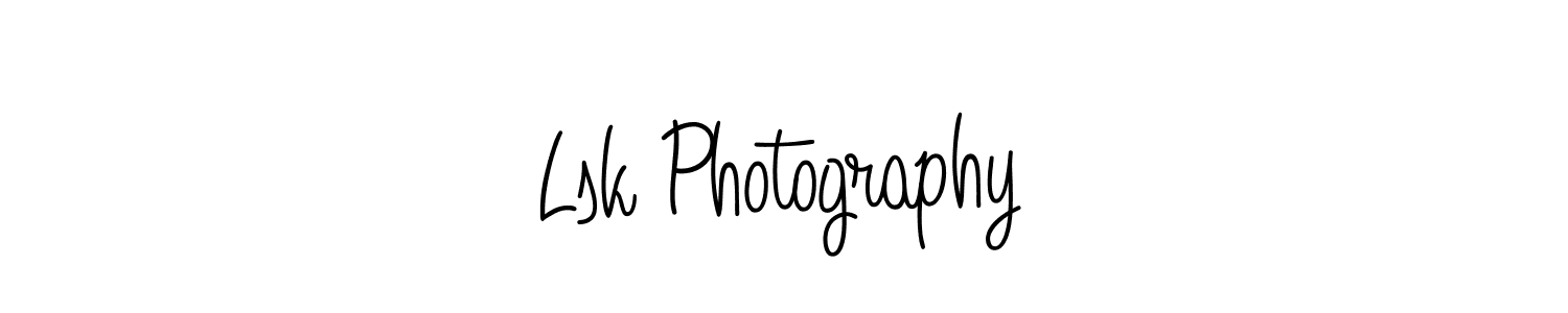 How to Draw Lsk Photography signature style? Angelique-Rose-font-FFP is a latest design signature styles for name Lsk Photography. Lsk Photography signature style 5 images and pictures png