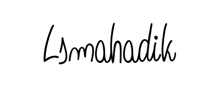 Create an unforgettable impression when signing with Lsmahadik name styled in Angelique-Rose-font-FFP typography. 100% free online generator. Lsmahadik signature style 5 images and pictures png