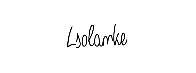 Similarly Angelique-Rose-font-FFP is the best handwritten signature design. Signature creator online .You can use it as an online autograph creator for name Lsolanke. Lsolanke signature style 5 images and pictures png