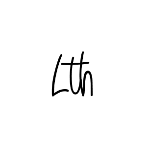 The best way (Angelique-Rose-font-FFP) to make a short signature is to pick only two or three words in your name. The name Lth include a total of six letters. For converting this name. Lth signature style 5 images and pictures png