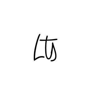 You should practise on your own different ways (Angelique-Rose-font-FFP) to write your name (Lts) in signature. don't let someone else do it for you. Lts signature style 5 images and pictures png