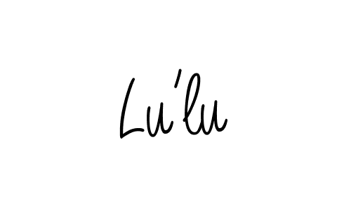 Similarly Angelique-Rose-font-FFP is the best handwritten signature design. Signature creator online .You can use it as an online autograph creator for name Lu'lu. Lu'lu signature style 5 images and pictures png